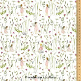 Baumwollstoff Elfengarten rosa Acufactum